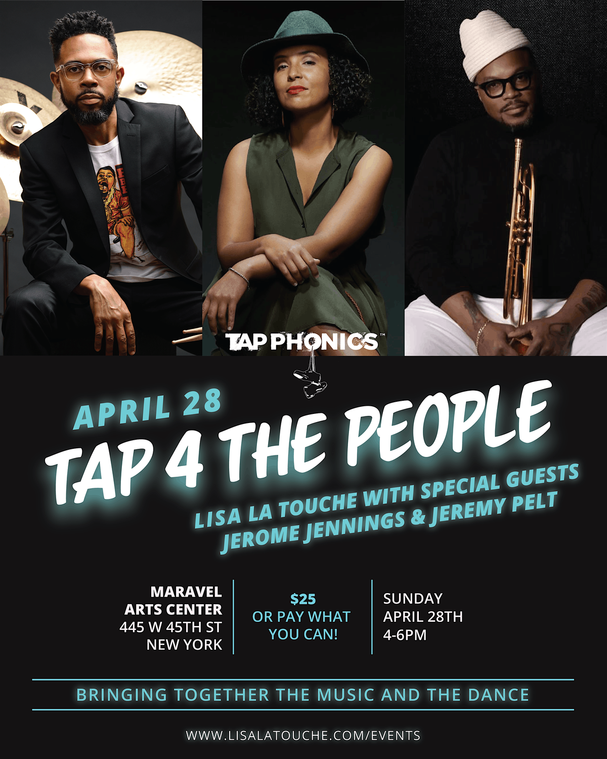 TAP 4 THE PPL in NYC  w\/ special guests Jerome Jennings and Jeremy Pelt