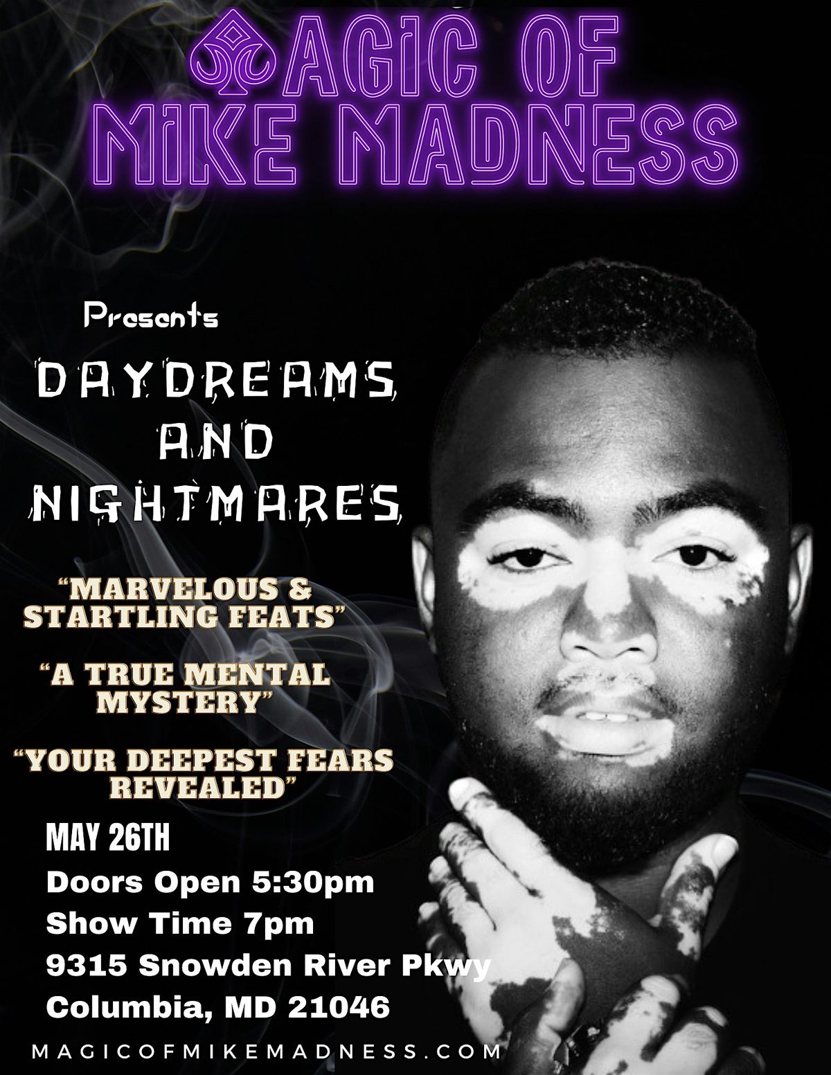 Magic of Mike Madness presents   Daydreams and Nightmares