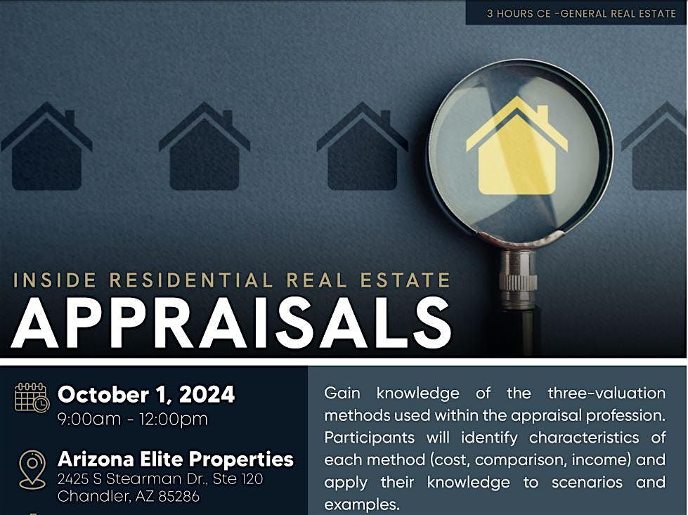 Inside Residential Real Estate APPRAISALS