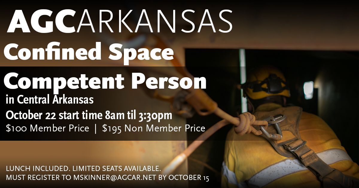 Confined Space Competent Person Training in Central Arkansas