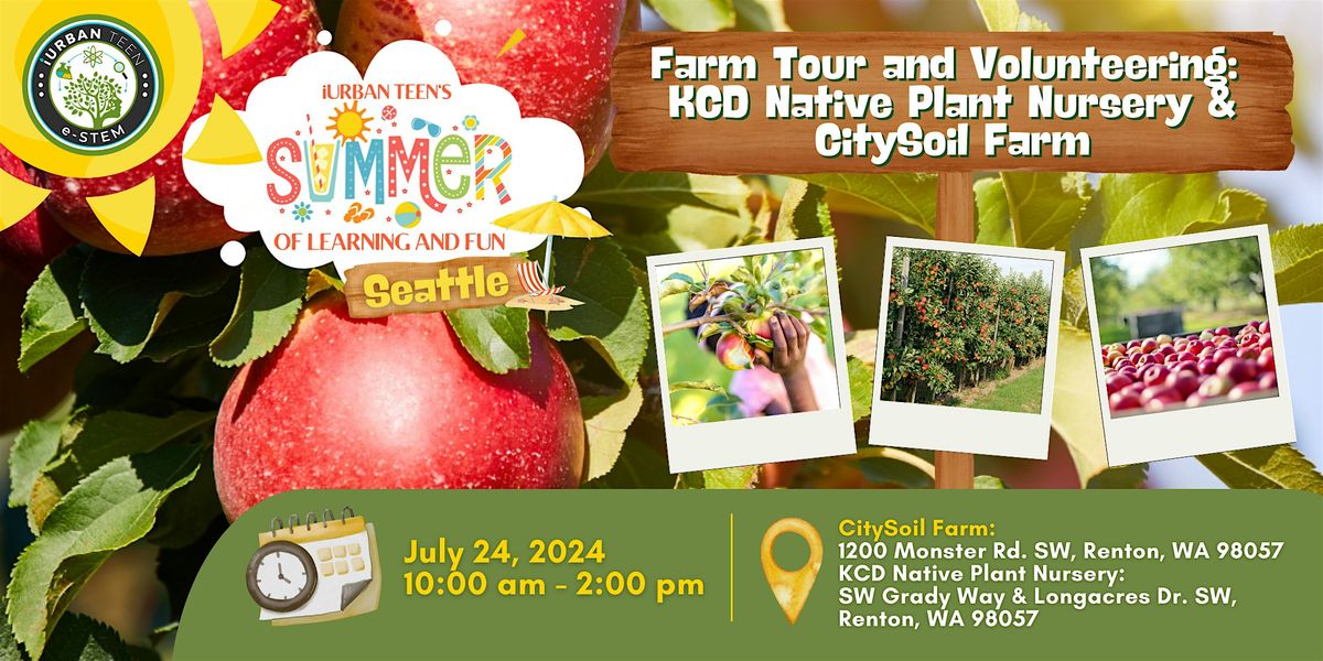 Farm Tour & Volunteering with KCD Plant Nursery and City Soil Farm