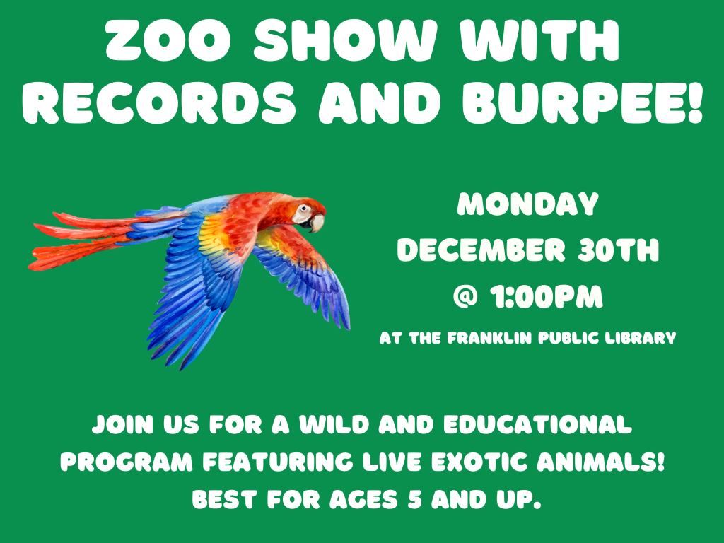 Zoo Show with Records and Burpee!