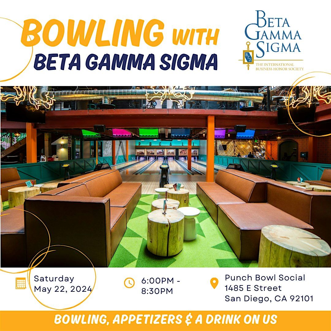Bowling with Beta Gamma Sigma