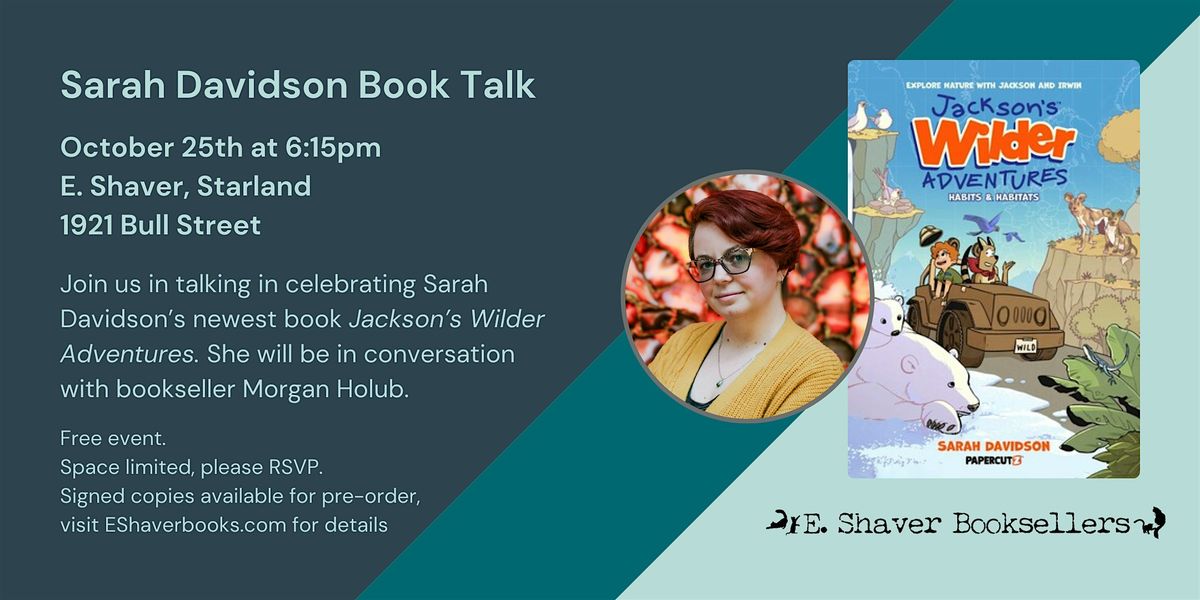 Sarah Davidson Book Talk