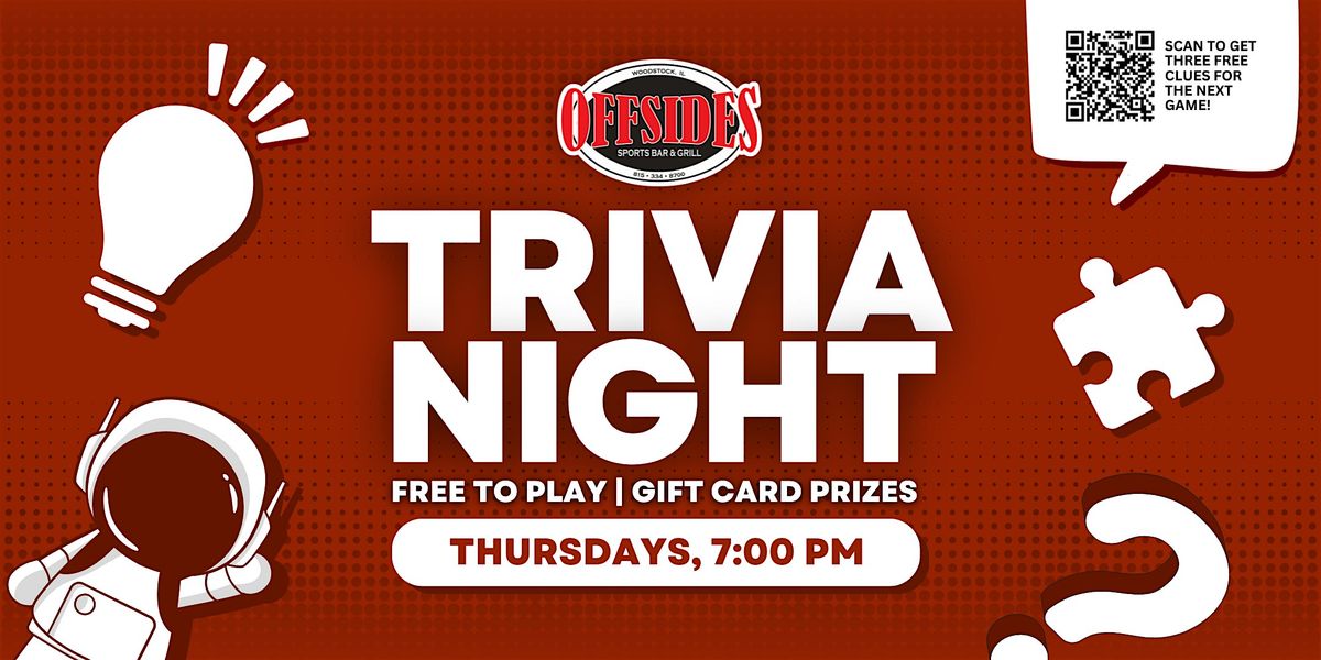 Woodstock Trivia Night | Offsides Sports Bar & Grill