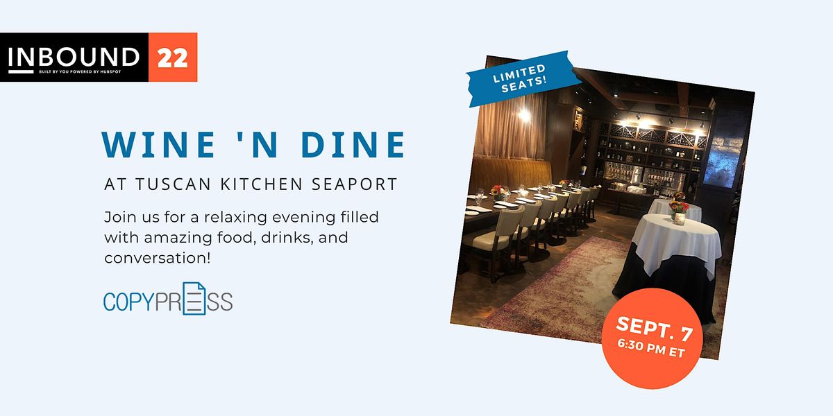 Wine n Dine at Tuscan Kitchen Seaport, Tuscan Kitchen, Boston, 7