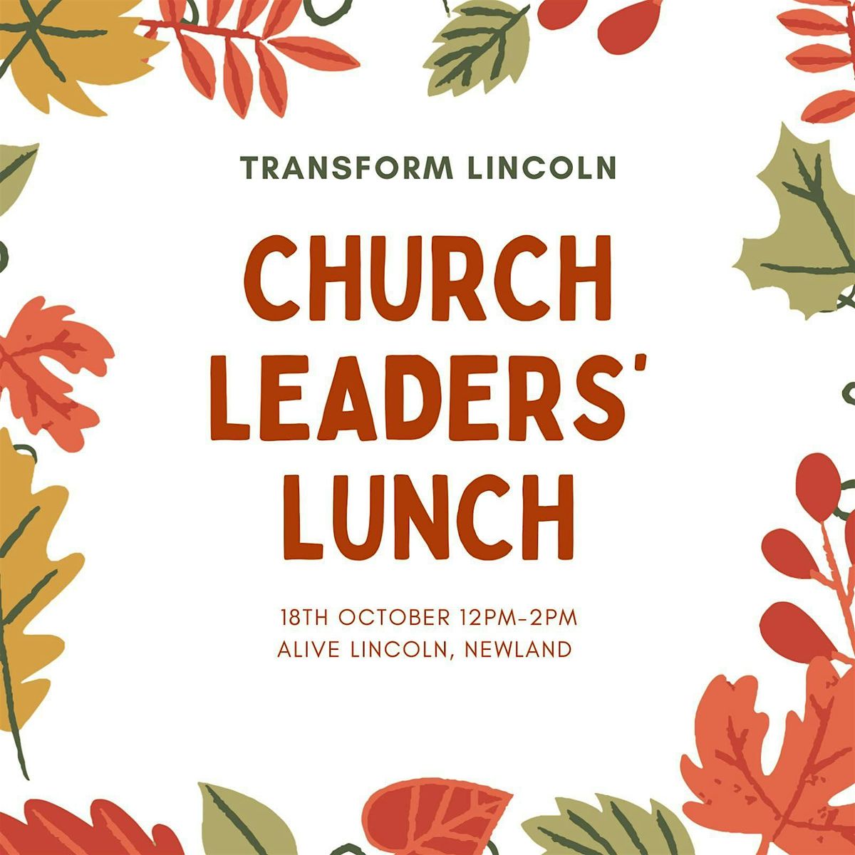 Church Leaders Lunch