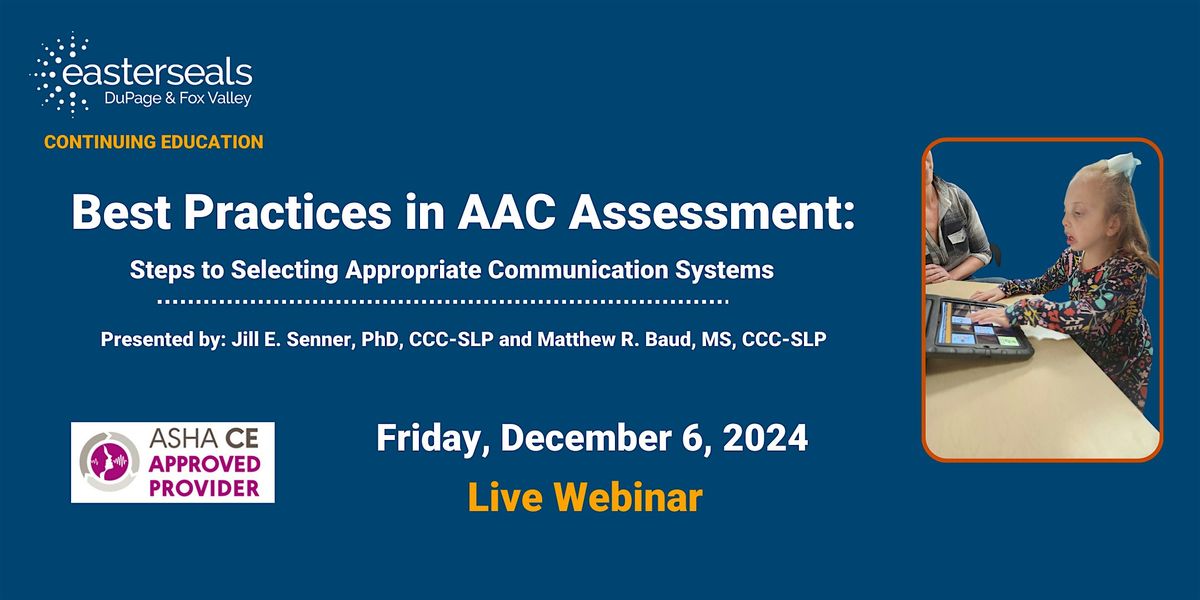 Best Practices in AAC Assessment