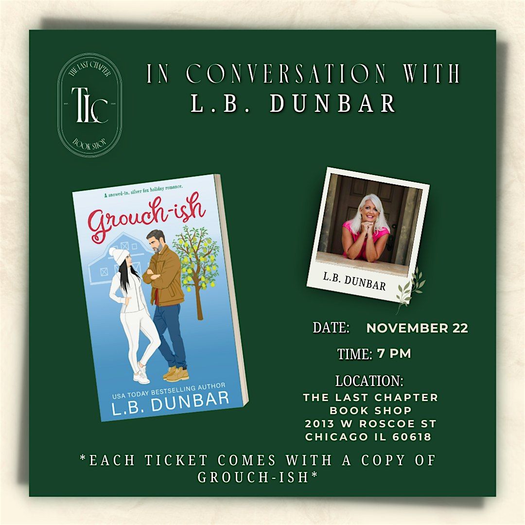 Q&A and Book Signing with L.B. Dunbar