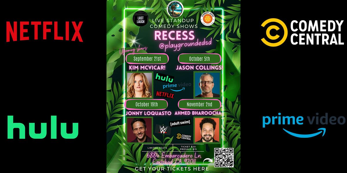 Recess @ Playgrounded in Carlsbad! Saturday 10\/19!