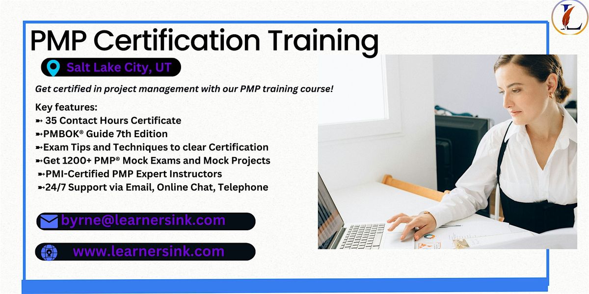 PMP Exam Preparation Training Course In Salt Lake City, UT