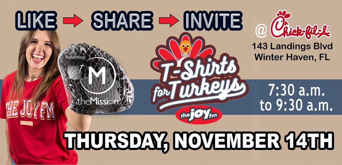 T-Shirts for Turkey for The Mission of Winter Haven