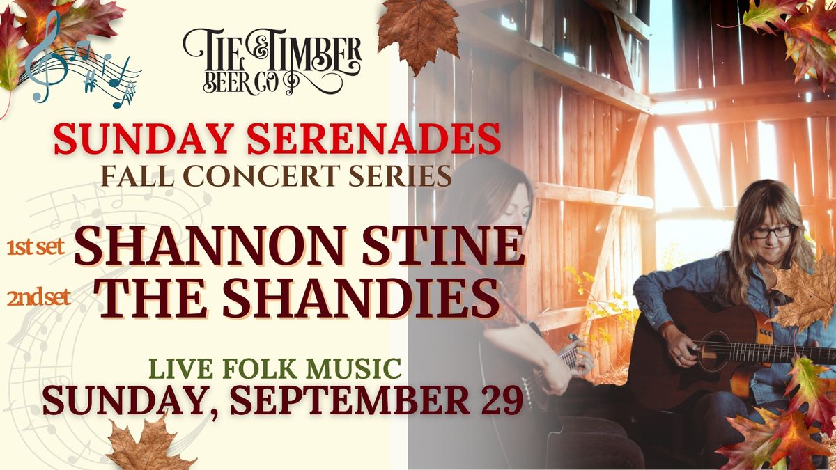 Sunday Serenades - Folk - Shannon Stine & The Shandies