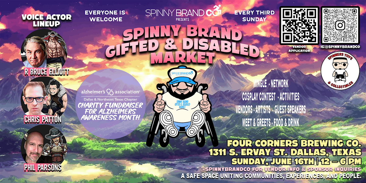 SPINNY BRAND GIFTED AND DISABLED MARKET JUNE