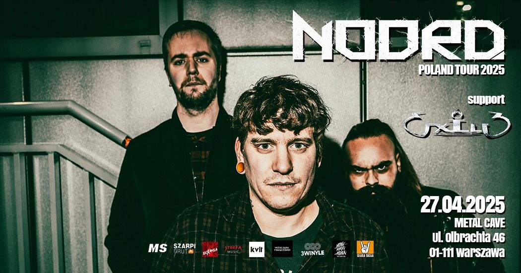 NOORD (metal \/ Belgia) + EXILE (PL) POLAND TOUR 2025 I 27.04.2025 Warszawa