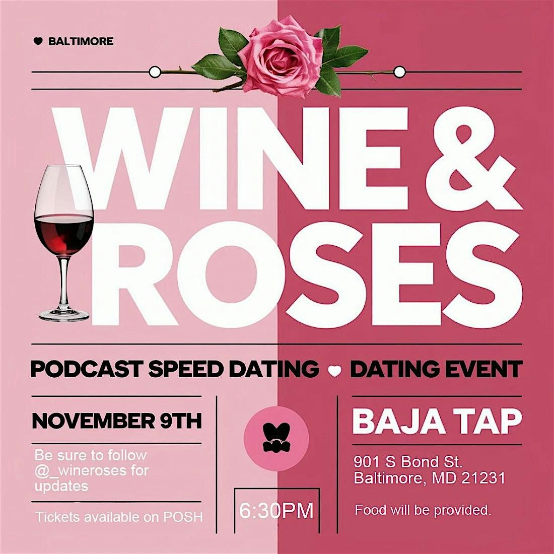 Wine & Roses Speed Dating