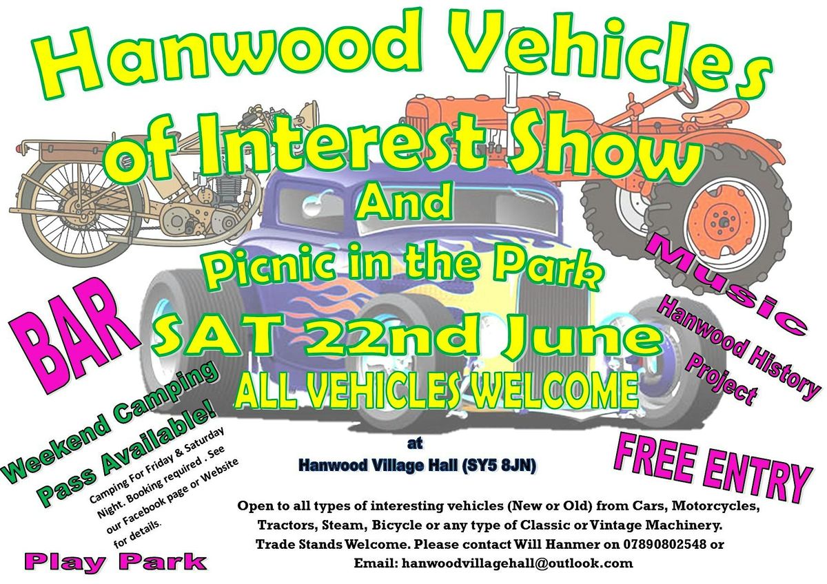 Hanwood Vehicles of Interest Show - Camping