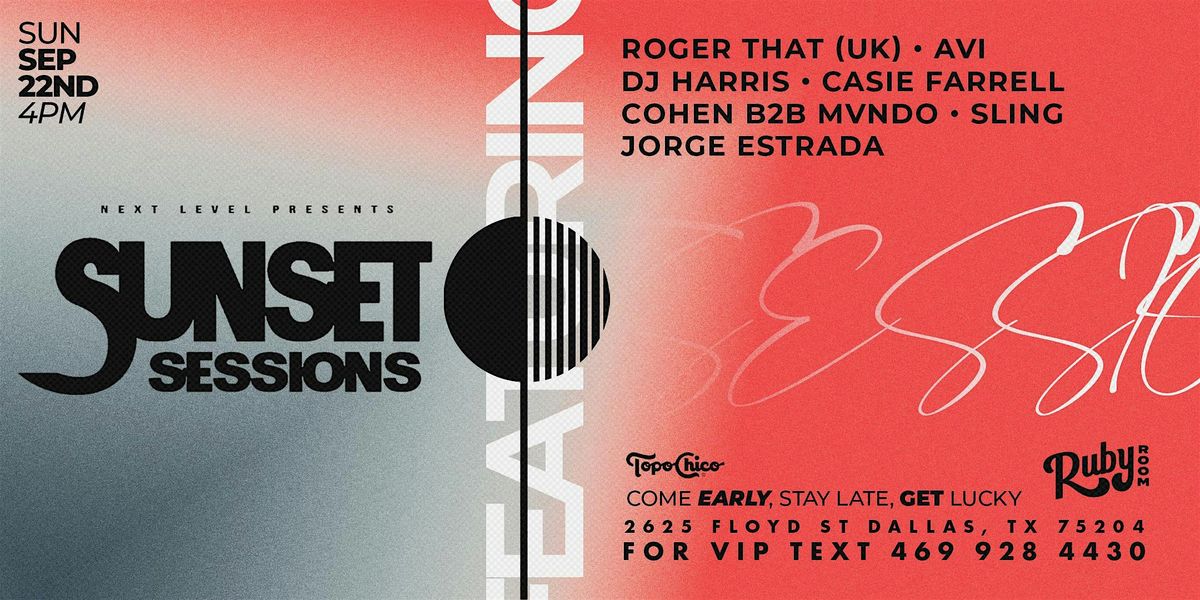 Sunset Sessions 9\/22