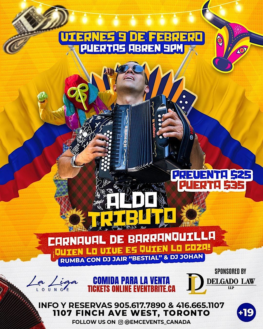 Carnaval De Barranquilla 2024 En Toronto, La Liga Lounge, Toronto, 9