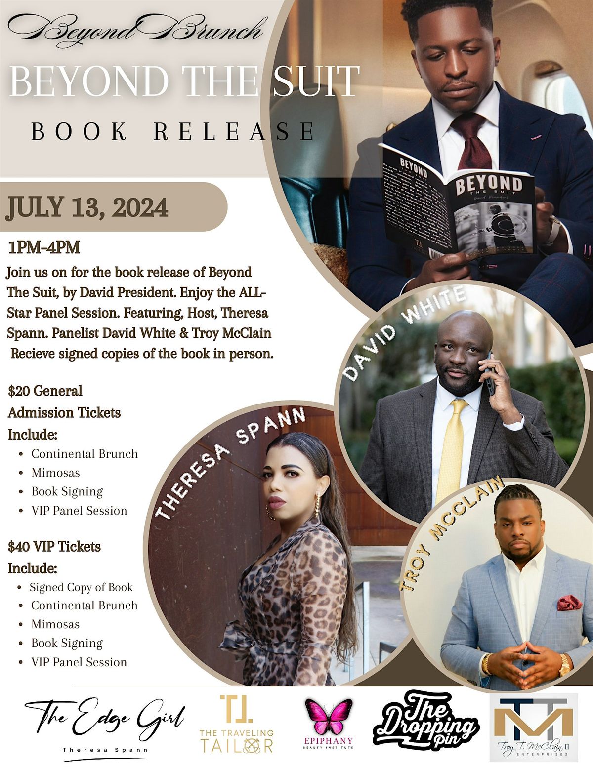 Beyond The Suit Book Signing and Continental Brunch