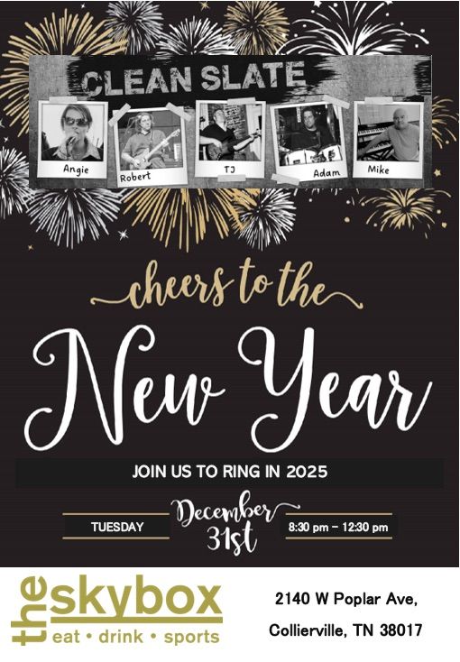 Ring in the New Year at The Skybox Grill