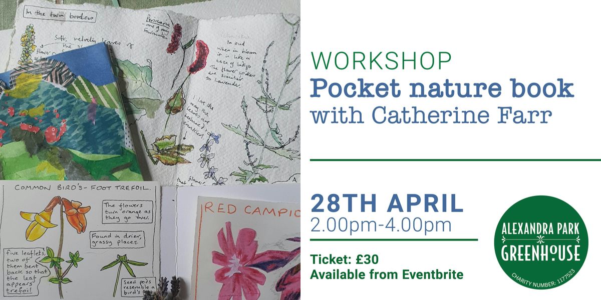 WORKSHOP: Pocket nature book with Catherine Farr