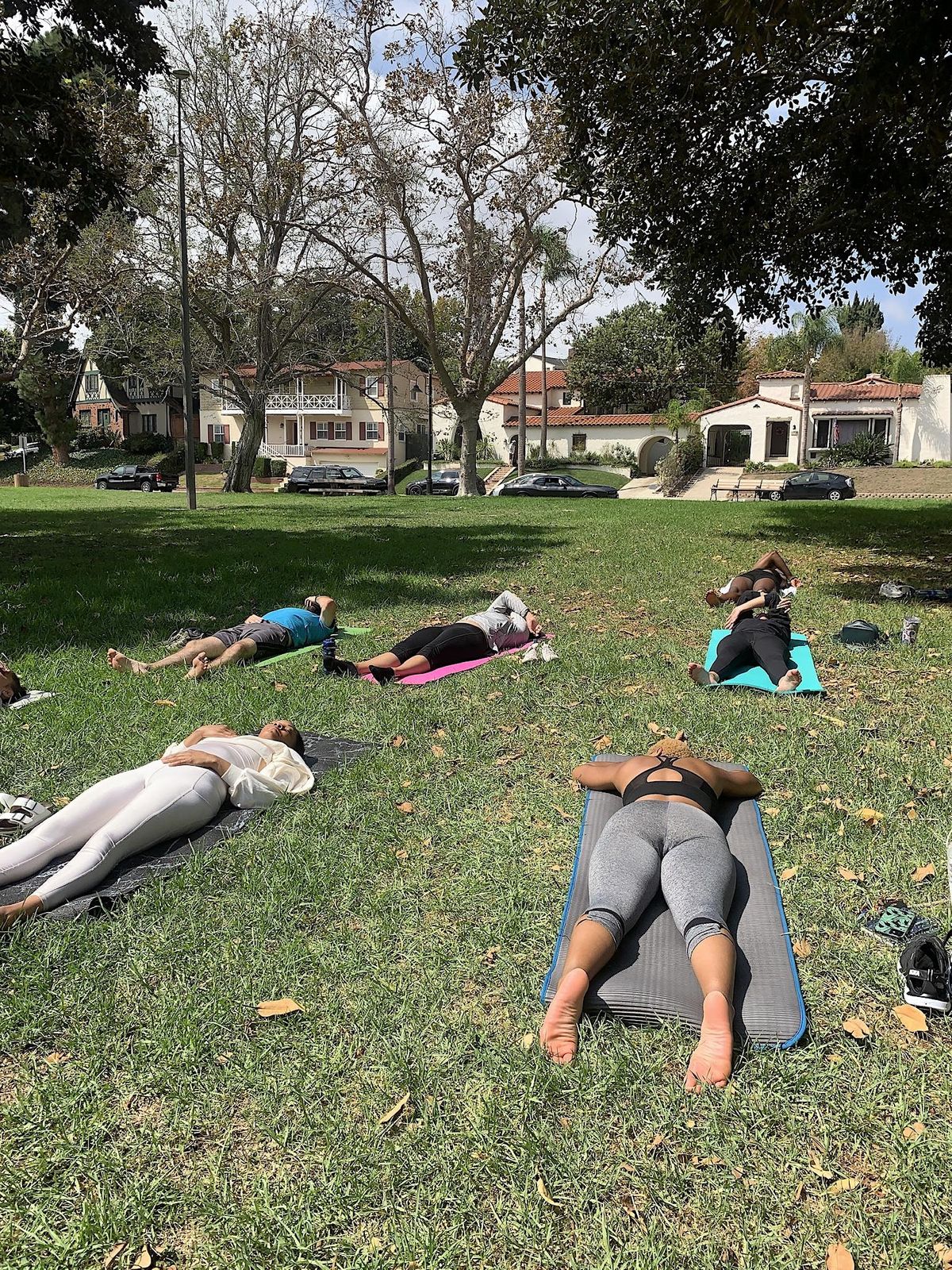A Mindfulness Moment: Yoga In The Park