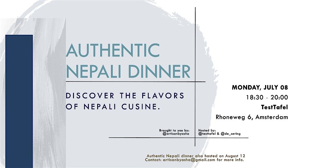 Authentic Nepali Dinner