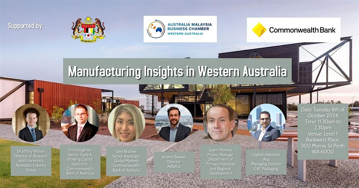 AMBCWA & CBA Event | Manufacturing Insights in Western Australia