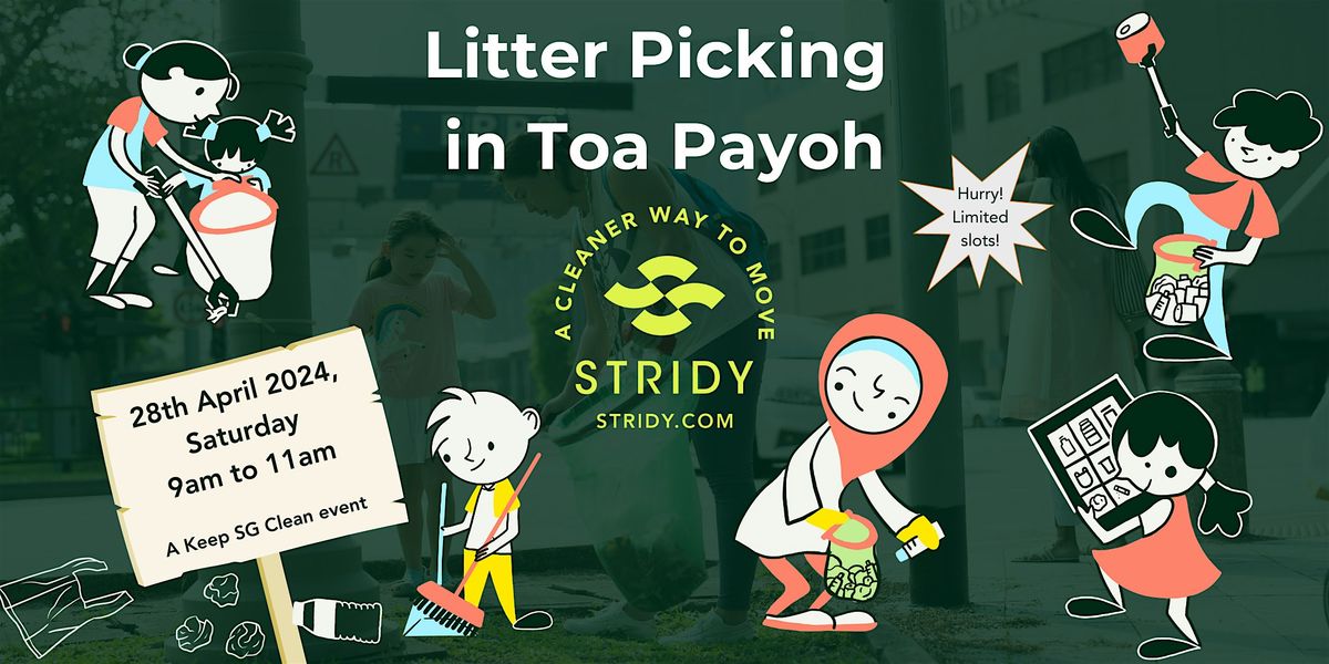 Litter Picking in the Toa Payoh Neighbourhood (Keep SG Clean Day)