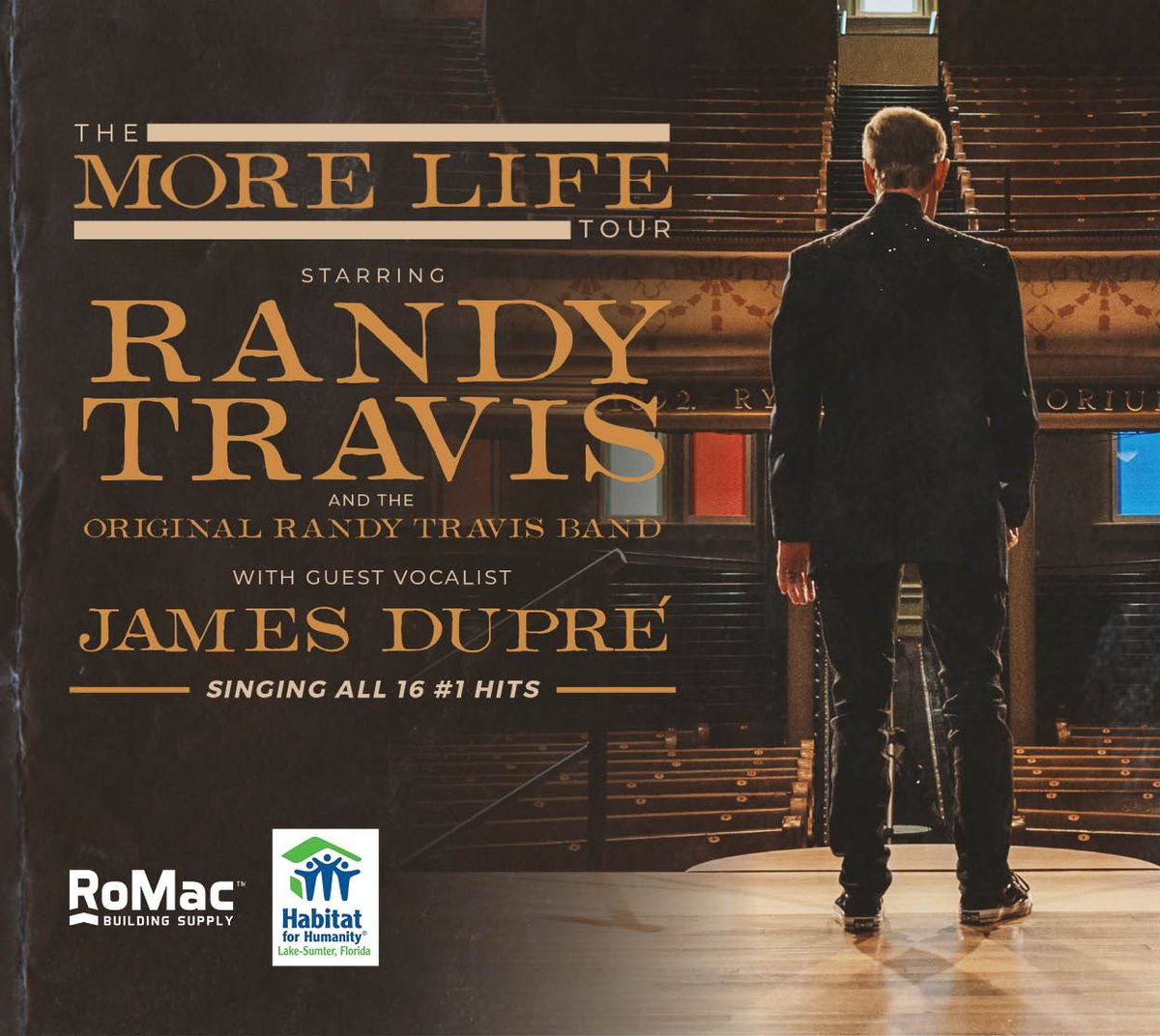 James Dupre with Randy Travis Appearance at Chuck Mathena Center