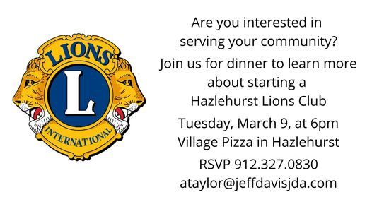 Lions Club Info Meeting