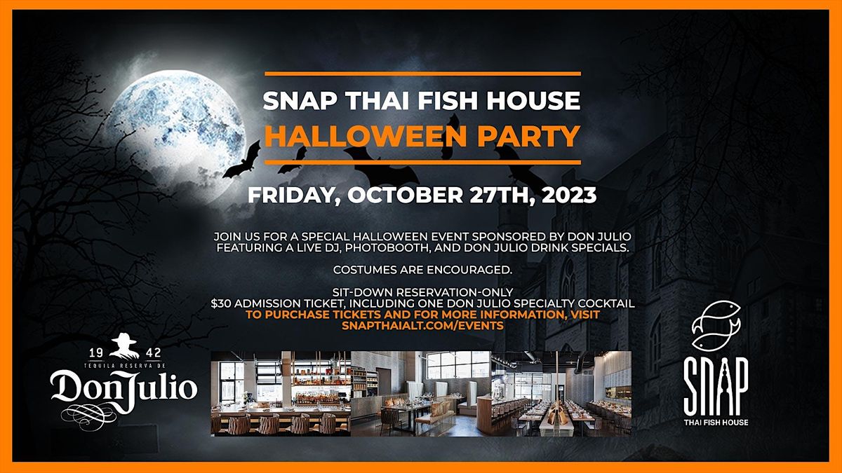 Snap Thai Fish House Halloween Party sponsored by Don Julio, Snap