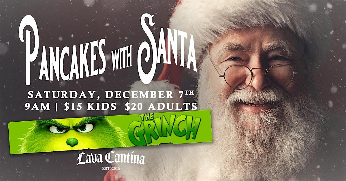 Pancakes with Santa at Lava Cantina!