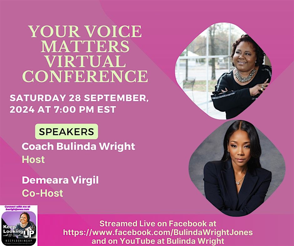 Your Voice Matters Virtual Conference