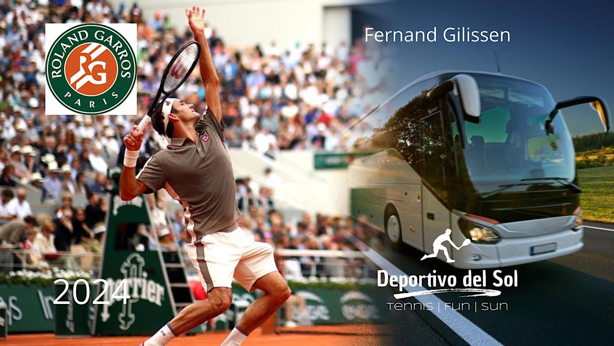 Roland Garros 2024 busreis en ticket \u20ac135,-