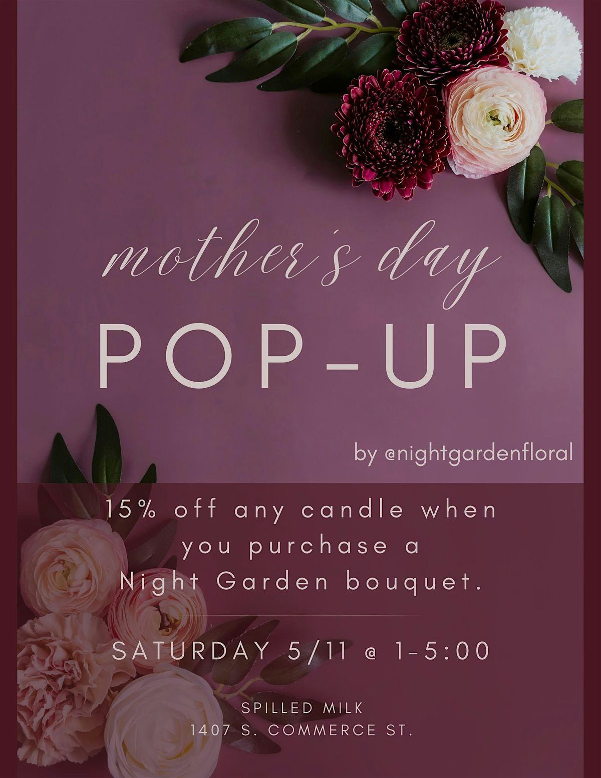 Floral Pop-Up: Mother's Day