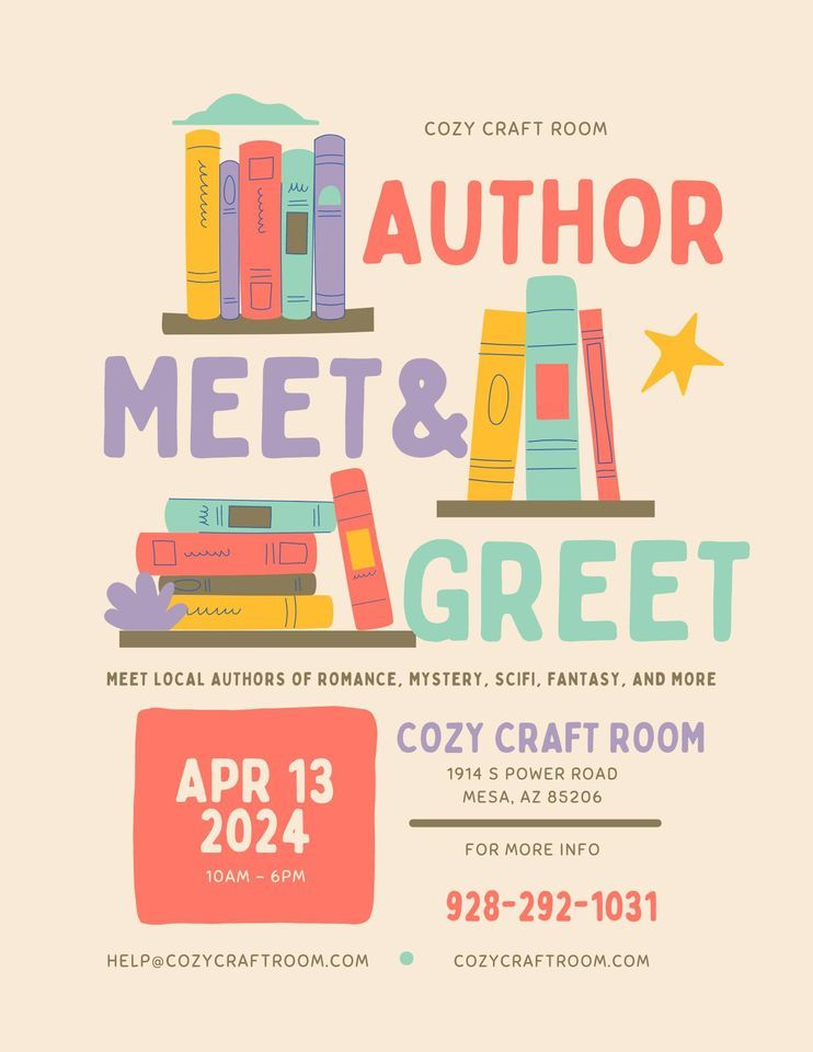 Author Meet & Greet at the Cozy Craft Room