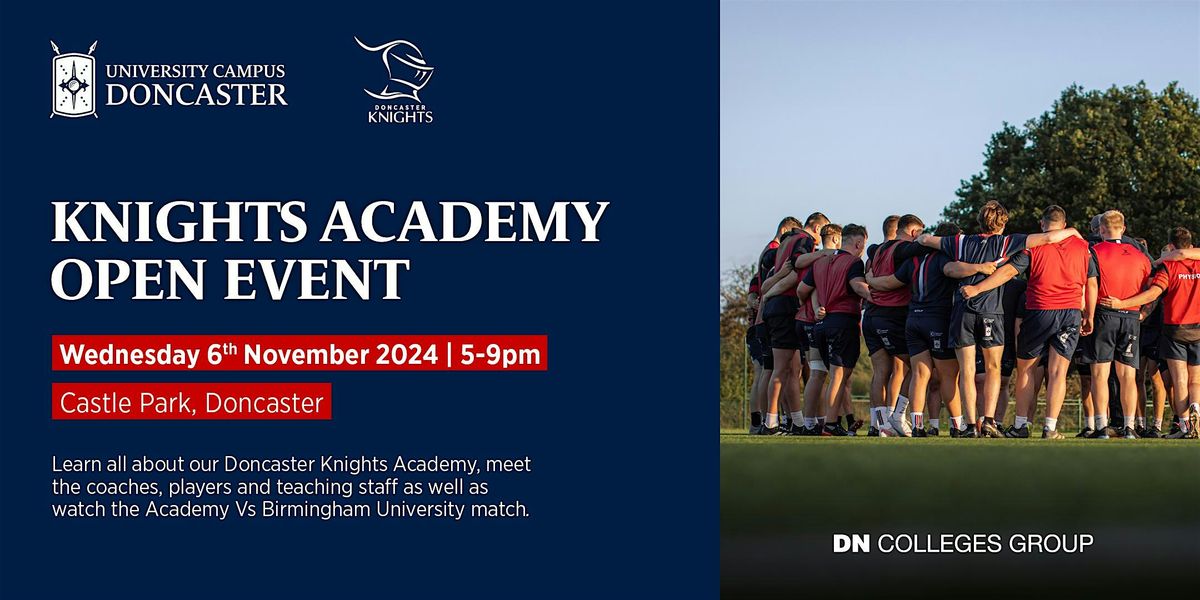 Doncaster Knights Academy Open Event