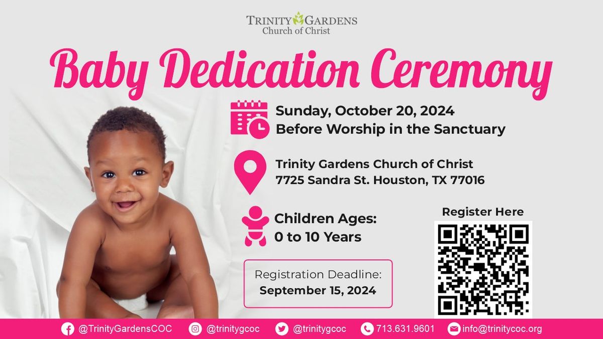 Baby Dedication Ceremony