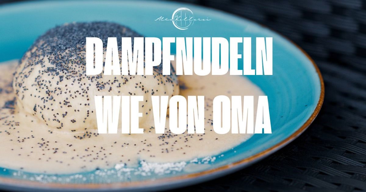 Dampfnudeln mit Vanilleso\u00dfe