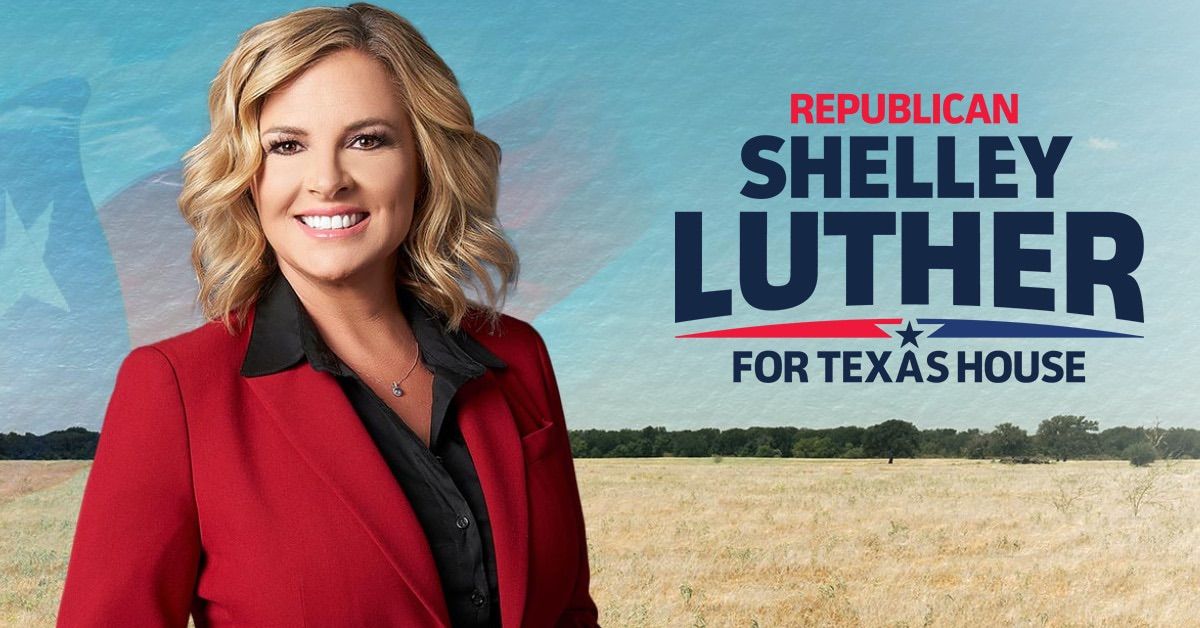 SAVE the DATE! Republican RoundUp Welcomes State Rep-Elect Shelley Luther to Granbury!