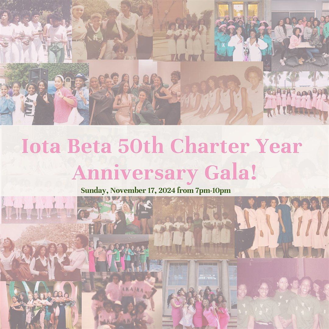 Iota Beta 50th Charter Anniversary Gala