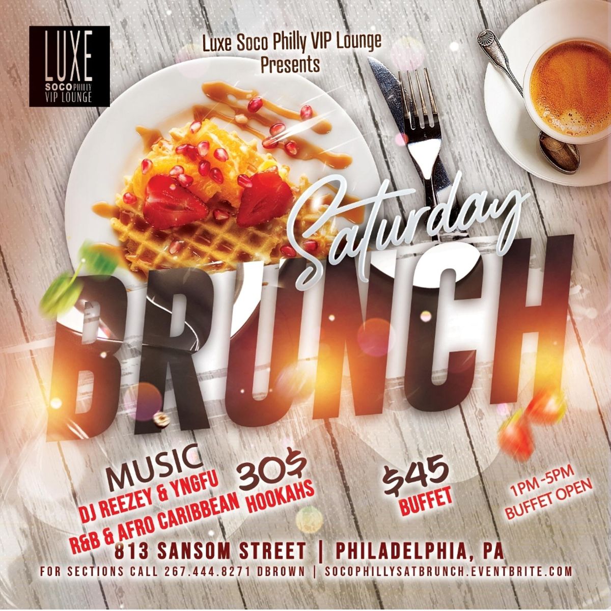 Saturday R&B Brunch and Day Party