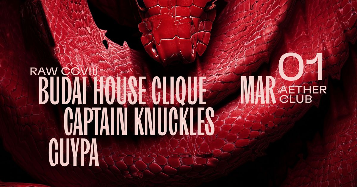 RAW CCVIII w\/ Budai House Clique, Captain Knuckles, Guypa