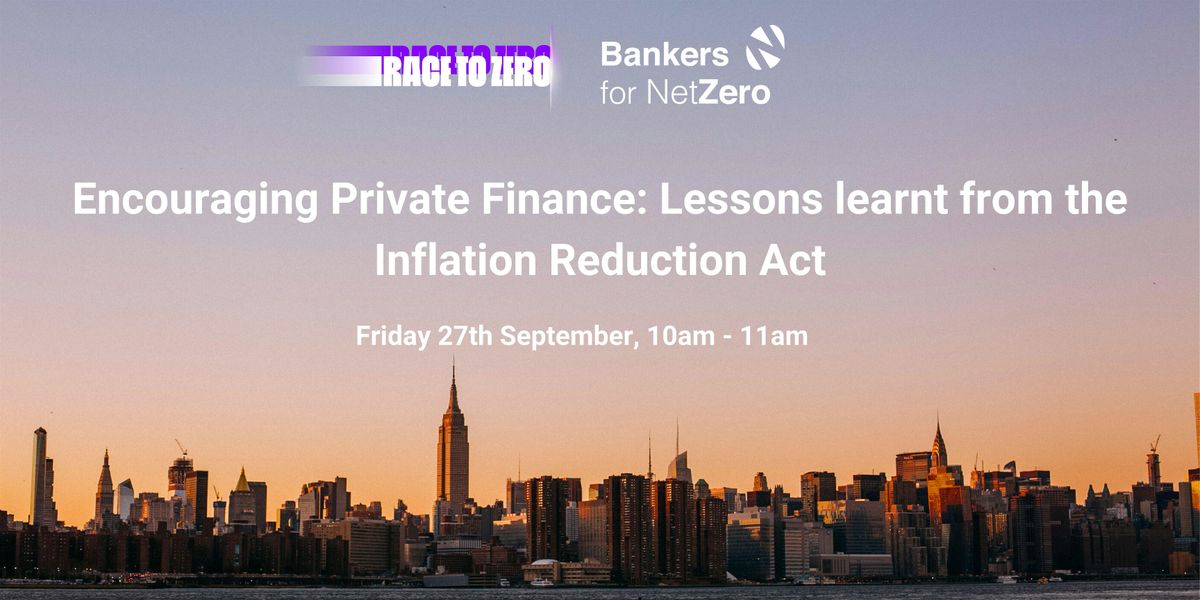 Encouraging Private Finance: Lessons from the Inflation Reduction Act