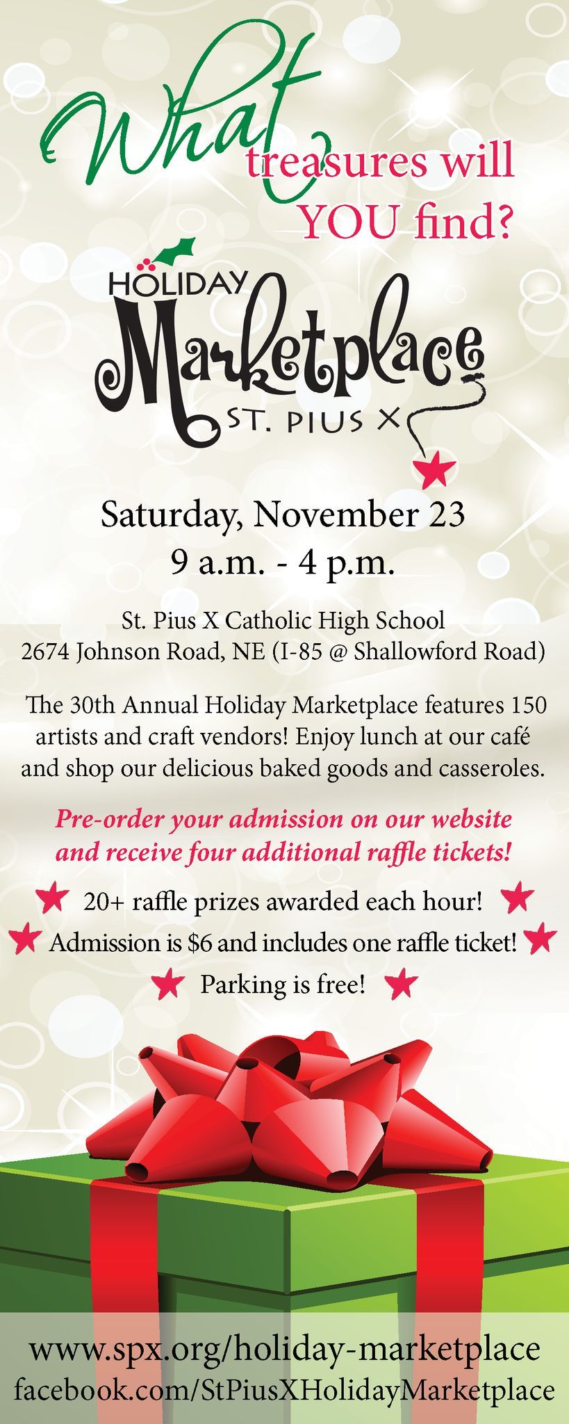 30th Annual St. Pius X Holiday Marketplace