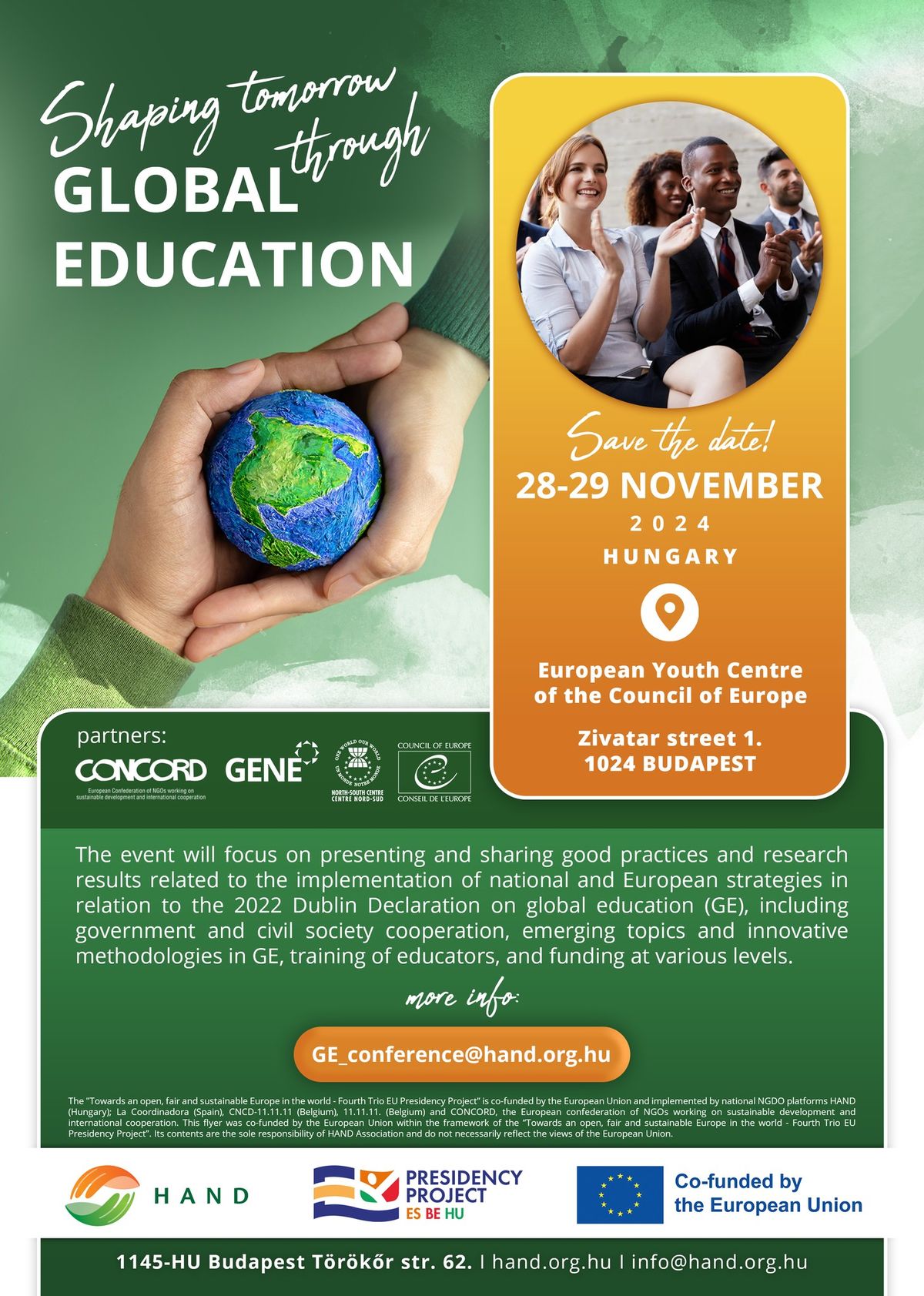 Shaping Tomorrow through Global Education \ud83c\udf10Conference