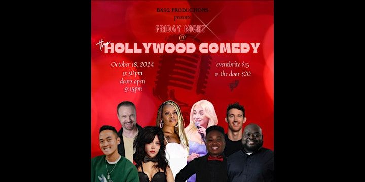 Friday Night Standup at The Hollywood Comedy