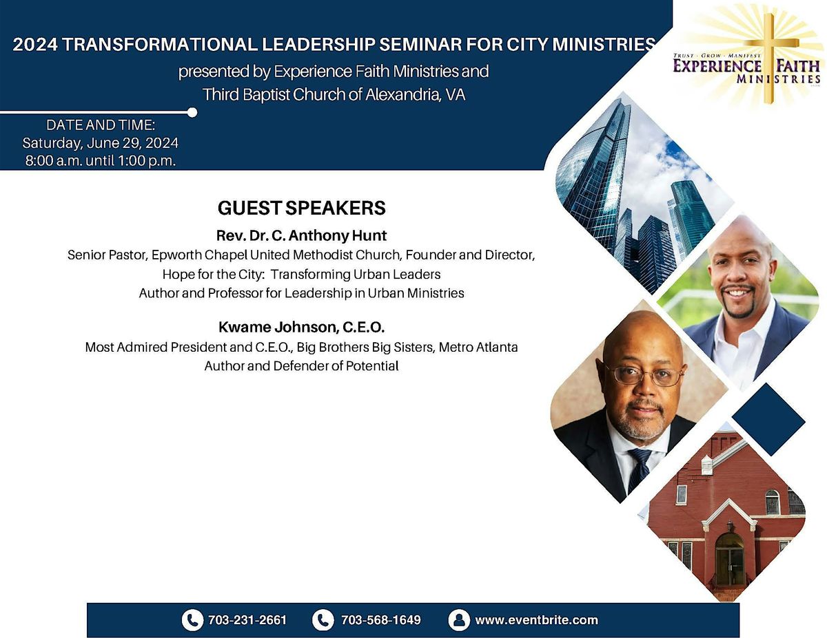 2024 Transformational Leadership Seminar for City Ministries